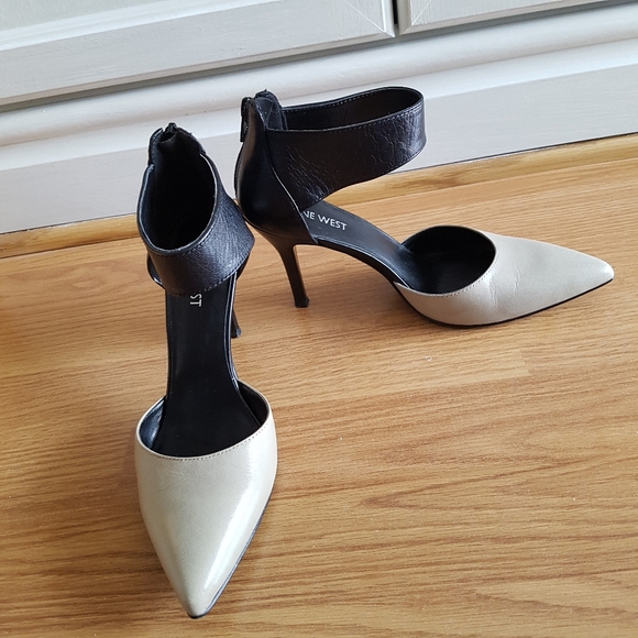 Nine West Leather Two Tone Shoes Size 6.5M - Picture 3 of 11